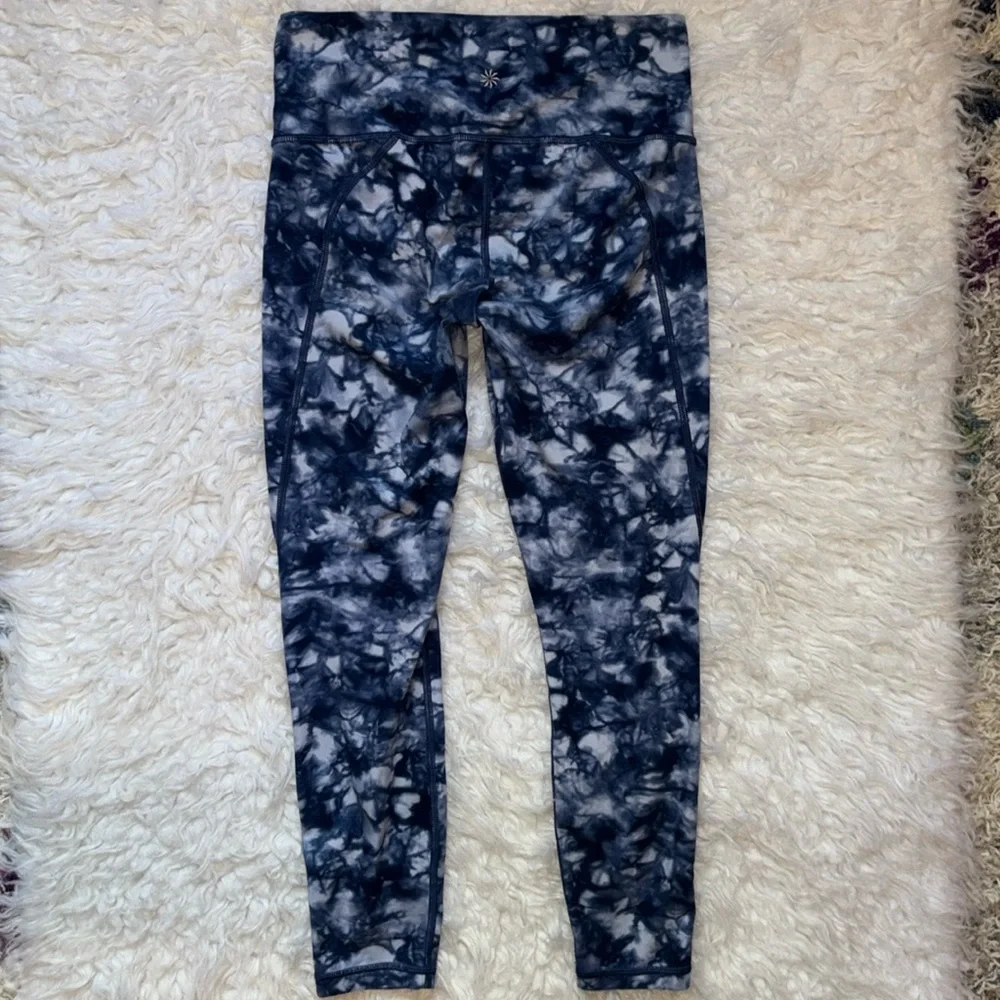 Athleta Chaturanga High Rise Floral Crush 7/8 Tights, Size S - Picture 7 of 16